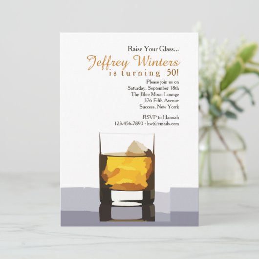 Verhoog je glas uitnodiging (Staand voorkant)