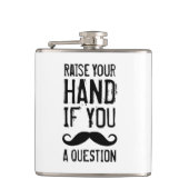 Verhoog je hand heupfles (Voorkant)