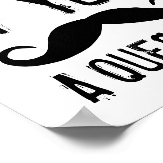 Verhoog je hand poster (Hoek)