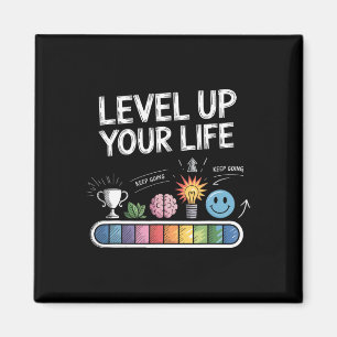 Verhoog Je Levensvoortgangs Balk Gamer Motivatie Magneet