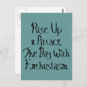 Verhoog je motivatie briefkaart (Voorkant / Achterkant)