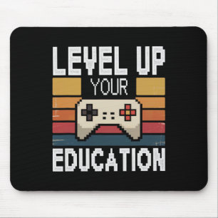 Verhoog je onderwijs videogamer ontgrendelen in ui muismat