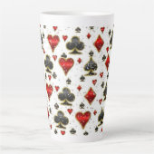 Verhoog je Poker Nights Latte Mok (Voorkant)