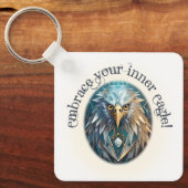 Verhoog je sleutels met de Majestic Eagle Sleutelh Sleutelhanger (Voorkant)