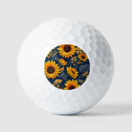 Verhoog je spel met Floral Elegance: Zonnebloemen Golfballen