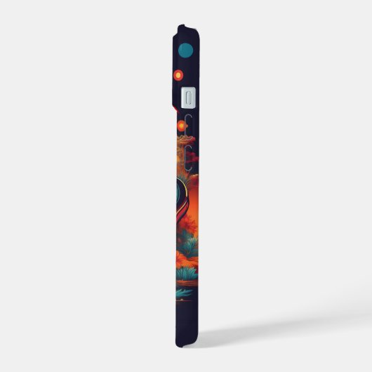 Verhoog je stijl game controller iPhone 15 case (Linkerkant)