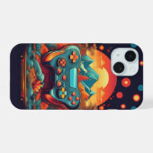 Verhoog je stijl game controller iPhone 15 case (Achterkant horizontaal)