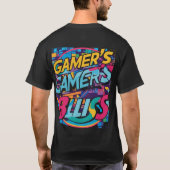Verhoog je stijl met "Gamer's Bliss" (Zazzle) T-shirt (Achterkant)
