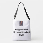 Verhoog je zelfvertrouwen en stijl! crossbody tas (Achterkant)