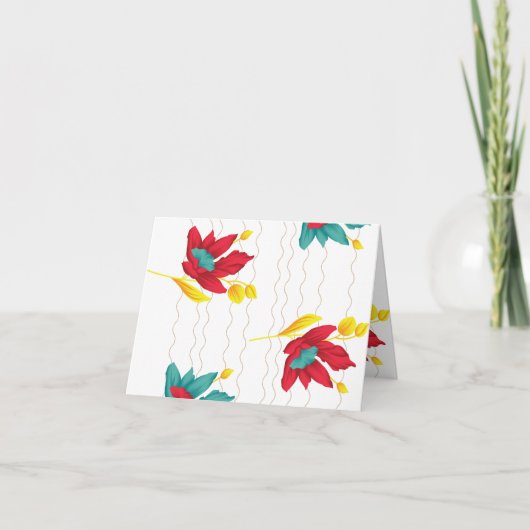 Verhoog uw bedankbriefjes met modern bedankkaart (Voorkant)