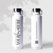 Verhoog uw bedrijf met aangepaste Logo en QR-code Waterfles