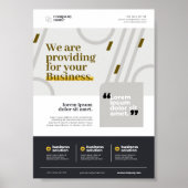 Verhoog uw bedrijf vandaag! poster (Voorkant)