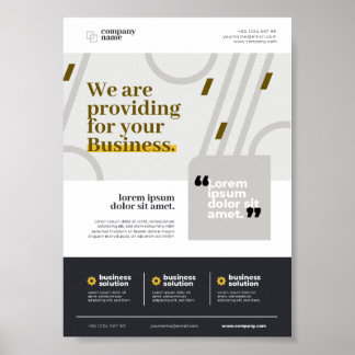 Verhoog uw bedrijf vandaag! poster