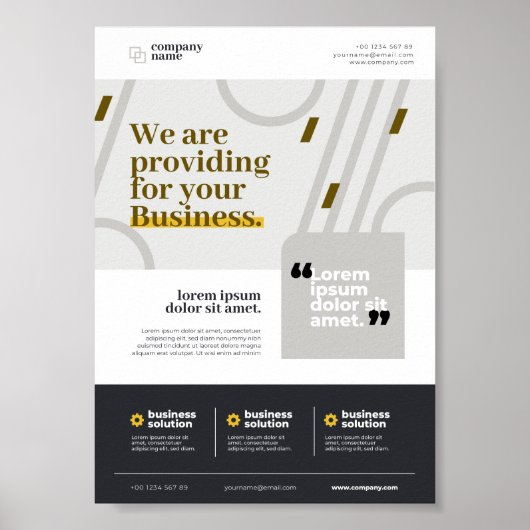 Verhoog uw bedrijf vandaag! poster (Voorkant)