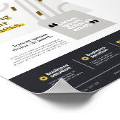 Verhoog uw bedrijf vandaag! poster (Hoek)