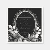 Verhoog uw bruiloft met een vleugje luxe servet (Voorkant)