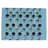 Verhoog uw cadeau-geven met ☁️-wrapping papier groot cadeauzakje (Achterkant)