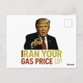 Verhoog uw gasprijs briefkaart (Achterkant)