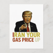 Verhoog uw gasprijs briefkaart (Voorkant)