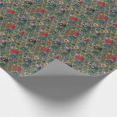 Verhoog uw geschenken met Elegantie: Japanse Bloem Cadeaupapier (Hoek)