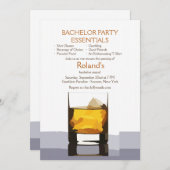 Verhoog uw glazen uitnodiging (Voorkant / Achterkant)