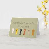 Verhoog uw handdrukken het beste gefingeerde Citaa Kaart (Gele Bloem)