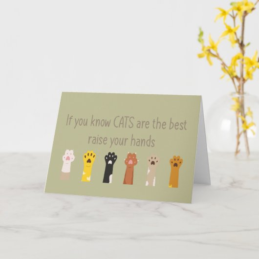 Verhoog uw handdrukken het beste gefingeerde Citaa Kaart (Gele Bloem)