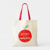 Verhoog uw immuniteit tijdens de Covid19-pandemiep Tote Bag (Achterkant)