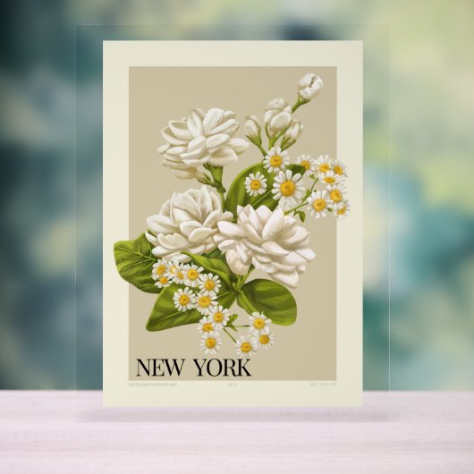 Verhoog uw interieur met Flowers NEW YORK POSTER (Neutraal)