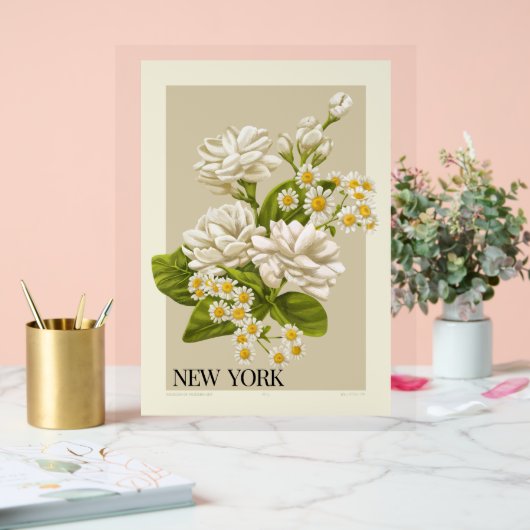 Verhoog uw interieur met Flowers NEW YORK POSTER (Huwelijk)