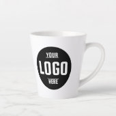 Verhoog uw merk met een aangepaste zakelijke Logo Latte Mok (Rechts)