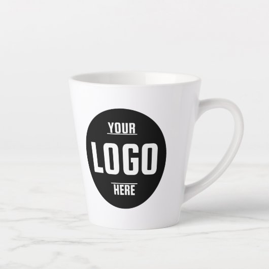 Verhoog uw merk met een aangepaste zakelijke Logo Latte Mok (Rechts)