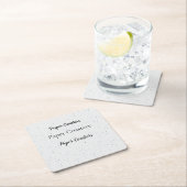 Verhoog uw merk met hoogwaardige papieren onderzet kartonnen onderzetters (Insitu)