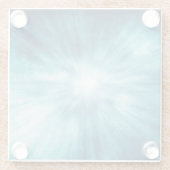 Verhoog uw merk met papier van hoge kwaliteit Onde Glazen Onderzetter (Achterkant)