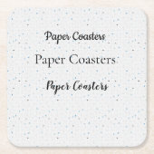 Verhoog uw merk met papier van hoge kwaliteit Onde Kartonnen Onderzetters (Voorkant)