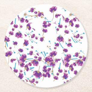 Verhoog uw merk met papier van hoge kwaliteit Onde Ronde Kartonnen Onderzetter