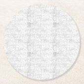 Verhoog uw merk met papier van hoge kwaliteit Onde Ronde Kartonnen Onderzetter (Voorkant)