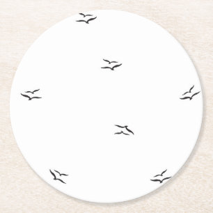 Verhoog uw merk met papier van hoge kwaliteit Onde Ronde Kartonnen Onderzetter