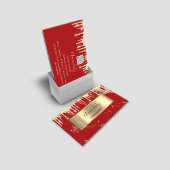 Verhoog uw merk met professionele luxe goud visitekaartje