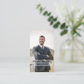 Verhoog uw netwerk met professionele QR-code Visitekaartje (Staand voorkant)