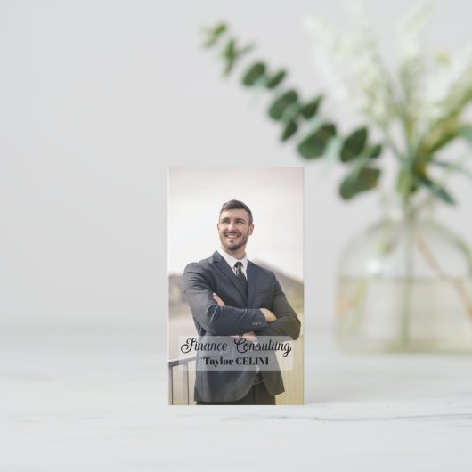 Verhoog uw netwerk met professionele QR-code Visitekaartje (Staand voorkant)