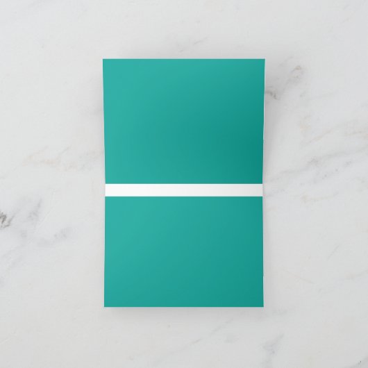 Verhoog uw ontwerp met een groene achtergrond bedankkaart (Binnen)