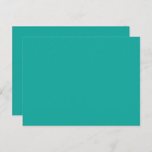 Verhoog uw ontwerp met een groene achtergrond briefkaart (Voorkant / Achterkant)