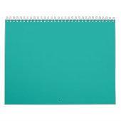 Verhoog uw ontwerp met een groene achtergrond kalender (Hoes)