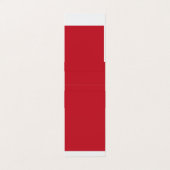 Verhoog uw ontwerp met een rode achtergrond en wit visitekaartje (Buitenkant ongevouwen)