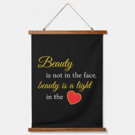 Verhoog uw ruimte - Beauty Slogan Wall Hanging Hangend Wandkleed