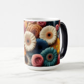 Verhoog uw ruimte Kleurrijke Gerbera Daisy Floral Magische Mok (Voorkant rechts)