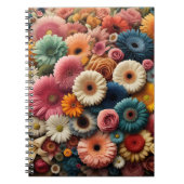 Verhoog uw ruimte Kleurrijke Gerbera Daisy Floral Notitieboek (Voorkant)