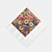 Verhoog uw ruimte Kleurrijke Gerbera Daisy Floral Servet (Hoek)