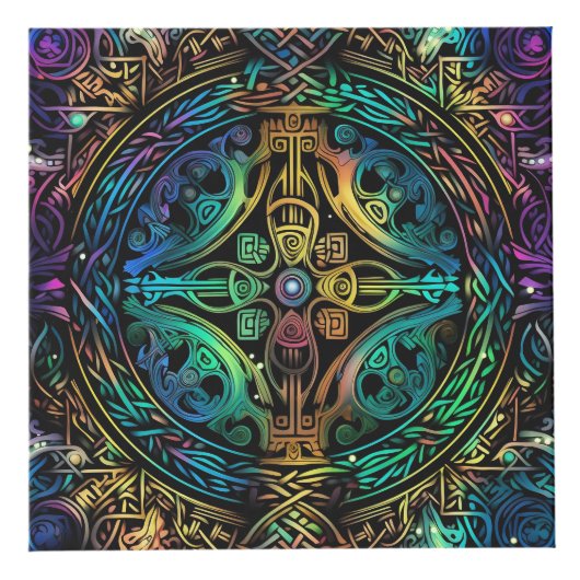 Verhoog uw ruimte met Abstracte Photo Cube Art Kubus (Rechts)